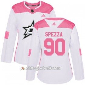 Dame Ishockey Dallas Stars Tröja Jason Spezza 90 Adidas 2017-2018 Vit Rosa Fashion Authentic